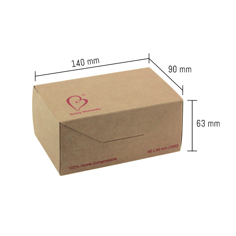 Smaller fully compostable box
